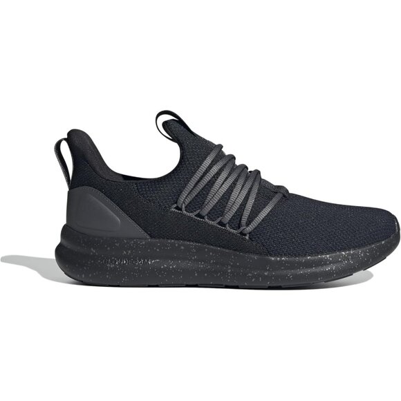⚡Adidas Mens Black/Grey/Iron Metallic Imported Rubber Lite Racer Pull-On Shoes - Picture 8 of 8